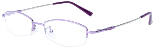 Nylorbrille NEW FLEXI in Rosa aus Metall mit Metallscharnier und individueller Stärke