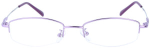 Nylorbrille NEW FLEXI in Rosa aus Metall mit Metallscharnier und individueller Stärke