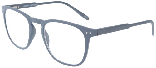 Moderne Fertiglesebrille aus grauem Kunststoff TOKIO mit Federscharnier