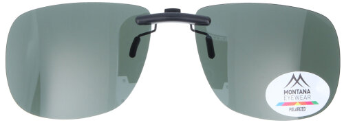 Sonnenschutzvorhänger Montana Eyewear C2A mit Polarisation und praktischem Clip on in Grün