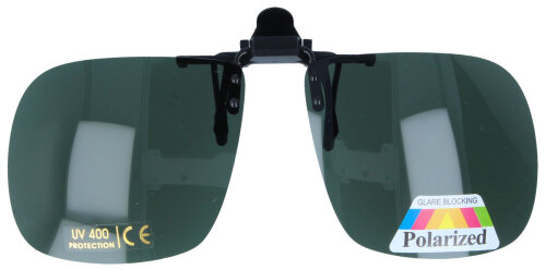 Großer Sonnenschutzvorhänger mit Polarisation in Grün - 85 % Tönung