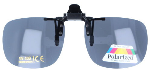 Kleiner Sonnenschutzvorhänger in Grau mit Polarisation