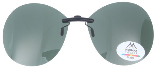 Montana Eyewear C4A polarisierender Sonnenschutzvorhänger mit praktischem Clip on in Grün