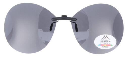 Montana Eyewear C4 polarisierender Sonnenschutzvorhänger mit praktischem Clip on in Grau