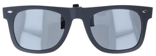 Polarisierender Sonnenschutzvorhänger / Clip SOLAR COVER TAHITI in Schwarz - Grau