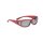 Überbrille für Korrektionsbrillen aus Kunststoff - oval, groß, polarisiert - in Rot