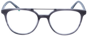 Kultige Kunststoff - Brille ASLAN in Grau mit Doppelsteg...