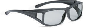 Polarisierende Überbrille - rechteckig - in Schwarz...