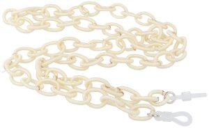 Filigrane Stoff - Brillenkette mit gewebten...