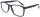 Klassische ZWO Kunststoff - Brillenfassung mit Blaulichtfilter in Schwarz
