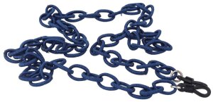 Sehr leichte Stoff - Brillenkette KF31 mit gewebten...