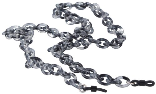 Stilvolle Cell - Brillenkette KC9 mit Gummischlaufe und Stopper in Grau