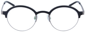 Panto-Brille ILONA in Schwarz-Grau - optional mit individueller Verglasung