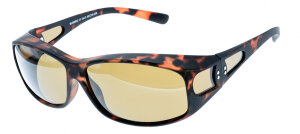 Havanna-Braune Solarprotection Überbrille -...