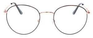 Roségoldene Brille KARLI aus extra feinem Metall optional mit Verglasung