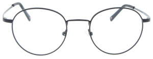 Panto - Brille MARTIN in Schwarz aus robustem Metall optional mit individueller Stärke