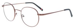 Panto - Brille MARTIN in Bronze aus robustem Metall optional mit individueller Stärke