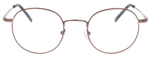 Panto - Brille MARTIN in Bronze aus robustem Metall optional mit individueller Stärke