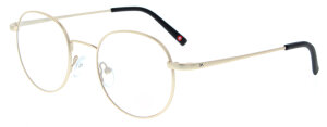 Panto - Brille MARTIN in Gold aus robustem Metall...