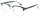 Schwarz-Silberne Brille SANJA aus Metall und Kunststoff optional mit Verglasung
