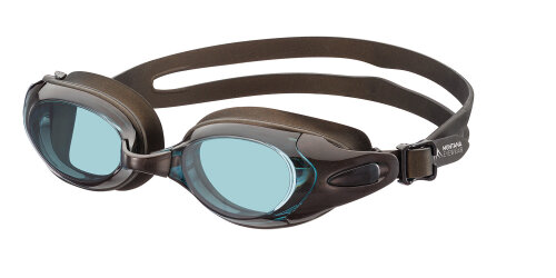 Schwimmbrille von Montana "DeLuxe" in Schwarz mit UV-Schutz & Antibeschlag ohne Sehstärke