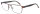 Braune Brille TOMKE aus robustem Metall mit Kunststoffbügeln optional mit Verglasung