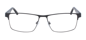 Schwarze Brille TOMKE aus robustem Metall mit...