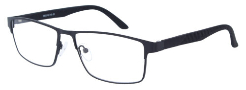 Schwarze Bifokalbrille TOMKE mit flexiblen Kunststoffbügeln und individueller Stärke