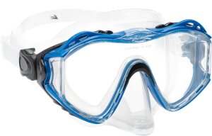 Leader Diver - Hochwertige Tauchmaske in Blau Groß