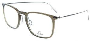 Rodenstock Herren-Brillenfassung R7137 D aus Kunststoff in Olive-Transparent