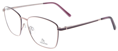 Rodenstock Damen-Brillenfassung mit Federscharnier R2658 D aus Edelstahl in Rosa-Violett