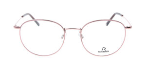 Rodenstock Damen-Brillenfassung R2651 B aus Edelstahl in Rosé-Bordeaux