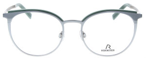 Rodenstock Damen-Brillenfassung R7124 C aus Titan in Grün-Silber
