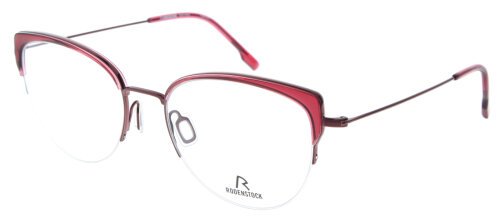 Rodenstock Nylor Damen-Brillenfassung R7139 D aus Titan in Himbeere