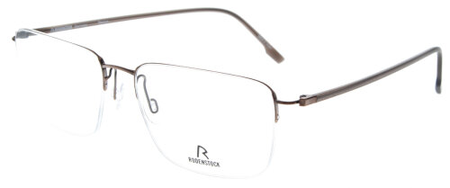 Rodenstock Nylor Herren-Brillenfassung R7142 B aus Titan in Braun-Grau