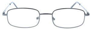 Schicke Metall-Lesebrille HMR58 in Gun mit Federscharnier...