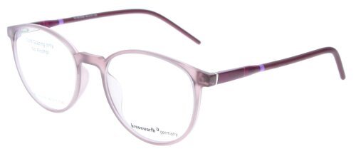 Tolle Brillenfassung BRAUNWARTH 60 - 903506 für Teenies in Lila - Transparent mit Federscharnier