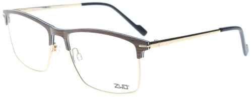 Klassische Brillenfassung HOLZADEL 60 - Mittelteil aus echtem Holz mit Federscharnier