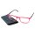 Stilvolle Lesebrille FINE in Rot mit Federscharnier inkl. Einstecketui