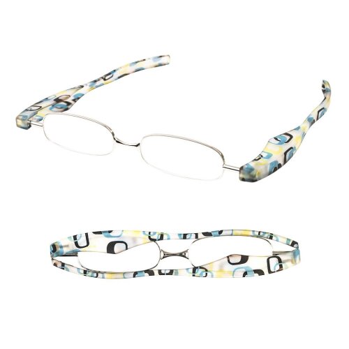 Stylische Lesebrille PODREADER FINE im Print - Design und Faltmechanismus