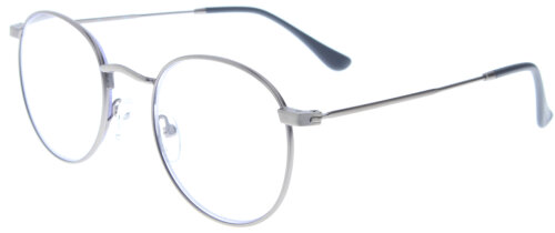 Filigrane Metall - Lesebrille READ10 in Gun inklusive Microfaserbeutel + 1,50 dpt