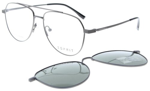 Brillenfassung von ESPRIT   ET17139 505 mit magnetischem Sonnenclip in Gun