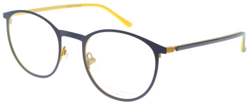ProDesign Metall - Brillenfassung 3171-6521 in Schwarz matt - Gelb