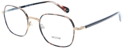 Elegante Brillenfassung MASTER MIND von WOOW in Gold / Havanna