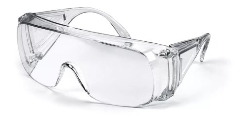 Überbrille / Schutzbrille für Korrektionsfassungen in Transparent