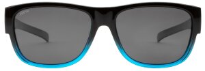 Blaue Kunststoff-Überbrille / Sonnenbrille mit 100%...