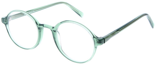 Waldgrüne Komplettbrille JOCHEN aus leichtem Kunststoff mit individueller Sehstärke