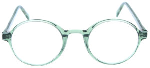 Waldgrüne Komplettbrille JOCHEN aus leichtem Kunststoff mit individueller Sehstärke