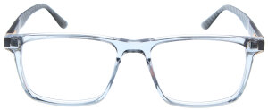 Graue Komplettbrille WILLI in klassischem Look mit Chrom-Akzenten und individueller Sehstärke