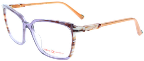 Etnia Barcelona SUSSEX PUZE Damen-Brillenfassung mit Federscharnier in Violett-Pfirsich